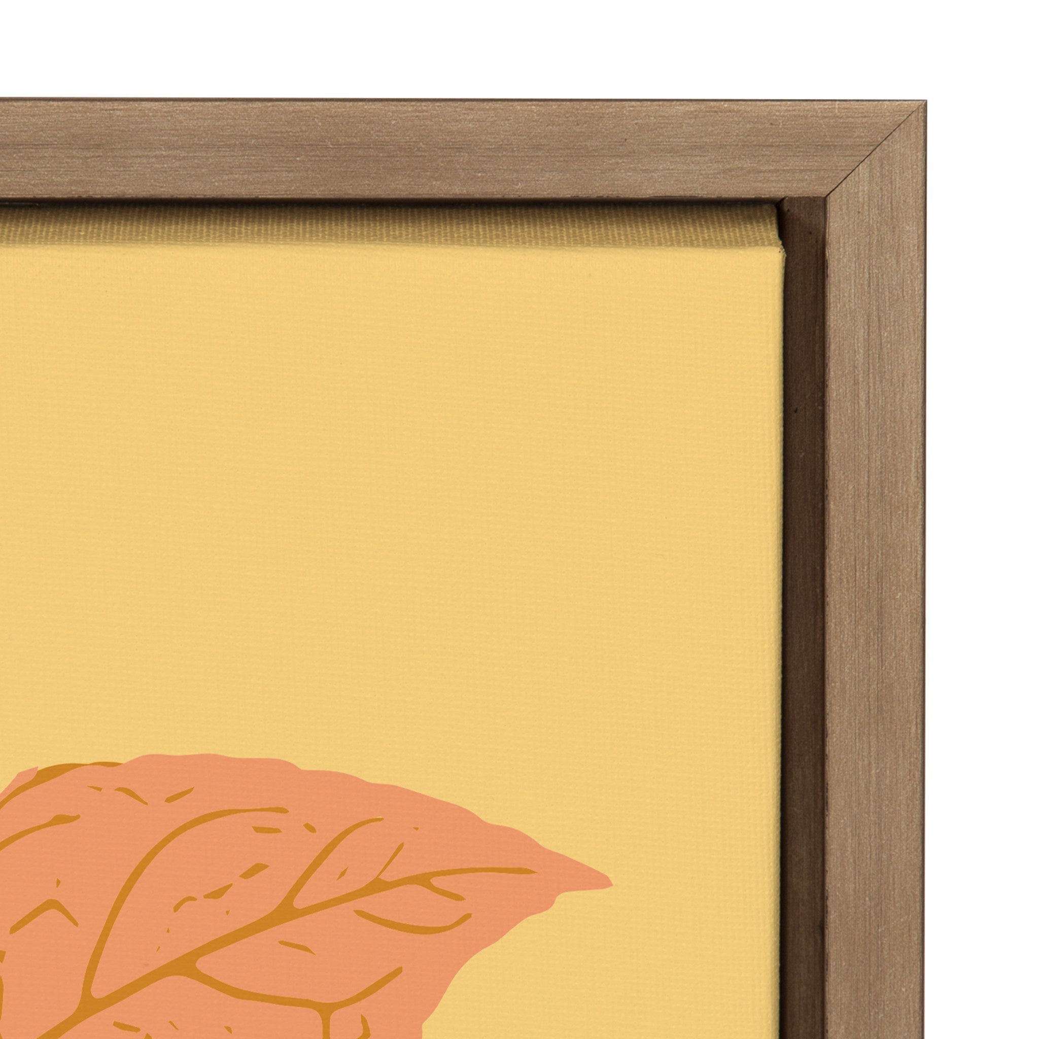 Sylvie Peony in Yellow Framed Canvas by kateandlaurel - product image 3 for Resin Society