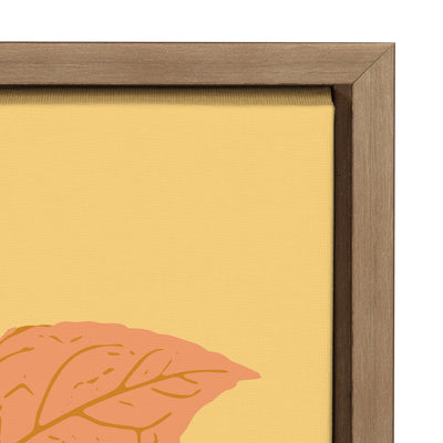 Sylvie Peony in Yellow Framed Canvas by kateandlaurel - product image 3 for Resin Society