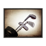 Sylvie Golf Clubs Framed Canvas by kateandlaurel - product image 9 for Resin Society