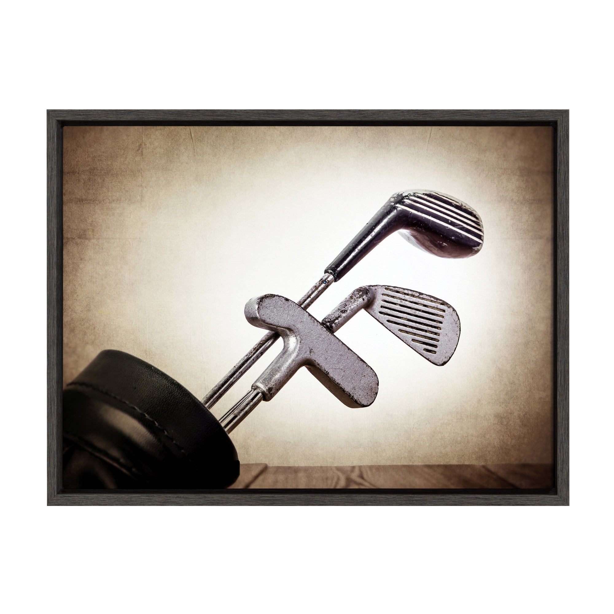 Sylvie Golf Clubs Framed Canvas by kateandlaurel - product image 9 for Resin Society