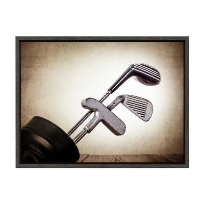 Sylvie Golf Clubs Framed Canvas by kateandlaurel - product image 9 for Resin Society