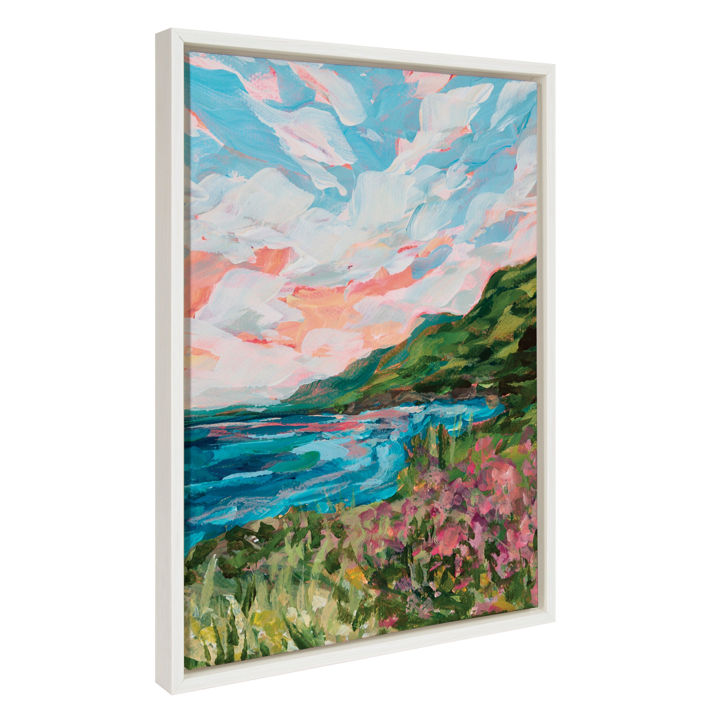 Sylvie Virgin Islands Framed Canvas by Emily Kenney by kateandlaurel - product image 7 for Resin Society