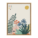 Sylvie Zen Garden 2 Framed Canvas by kateandlaurel - main product image for Resin Society