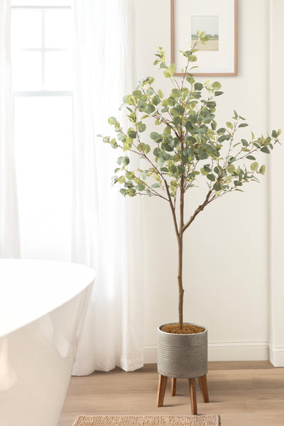 Eudora Faux Eucalyptus Tree - Kate and Laurel