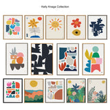 Sylvie Sleepy Sun Framed Canvas by kateandlaurel - product image 6 for Resin Society