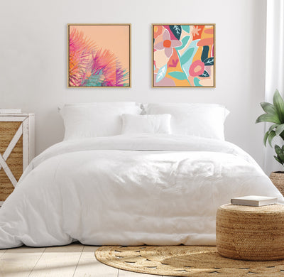 Sylvie Sun Burn 2 Framed Canvas by Alicia Bock