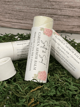 Garden Armor Hand Protection Balm 2 oz stick in compostable cardboard tube with fresh geranium scent