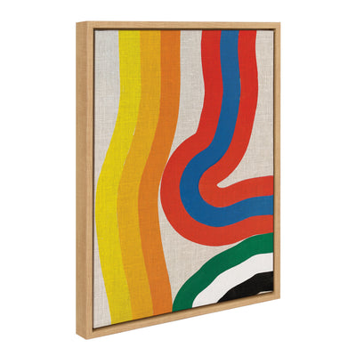 Sylvie It Depends on What You See Framed Canvas by Amber Vittoria