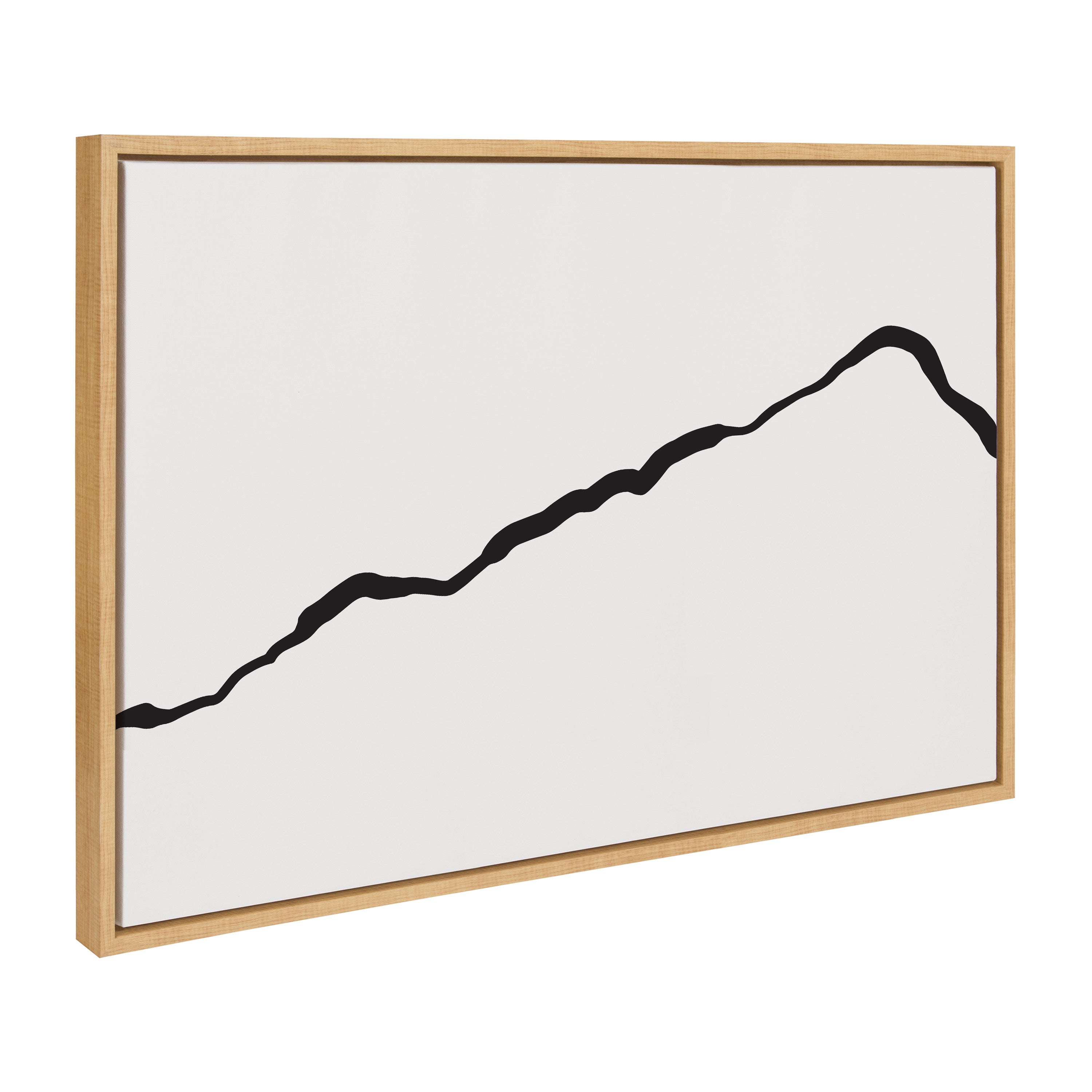 Sylvie Elevated Abstract Minimalist Mountain Landscape Framed Canvas by kateandlaurel - product image 13 for Resin Society