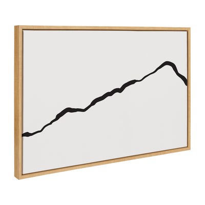 Sylvie Elevated Abstract Minimalist Mountain Landscape Framed Canvas by kateandlaurel - product image 13 for Resin Society