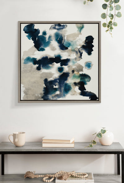 Sylvie Gilded Watercolor Framed Canvas