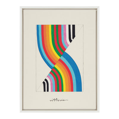 Sylvie Its Always an Almost Framed Canvas by Amber Vittoria