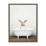 Sylvie Bunny in Rustic Bath Framed Canvas by kateandlaurel - product image 8 for Resin Society