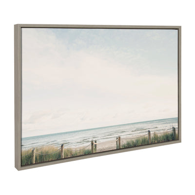 Sylvie Pale Sky Framed Canvas by Emiko and Mark Franzen of F2Images