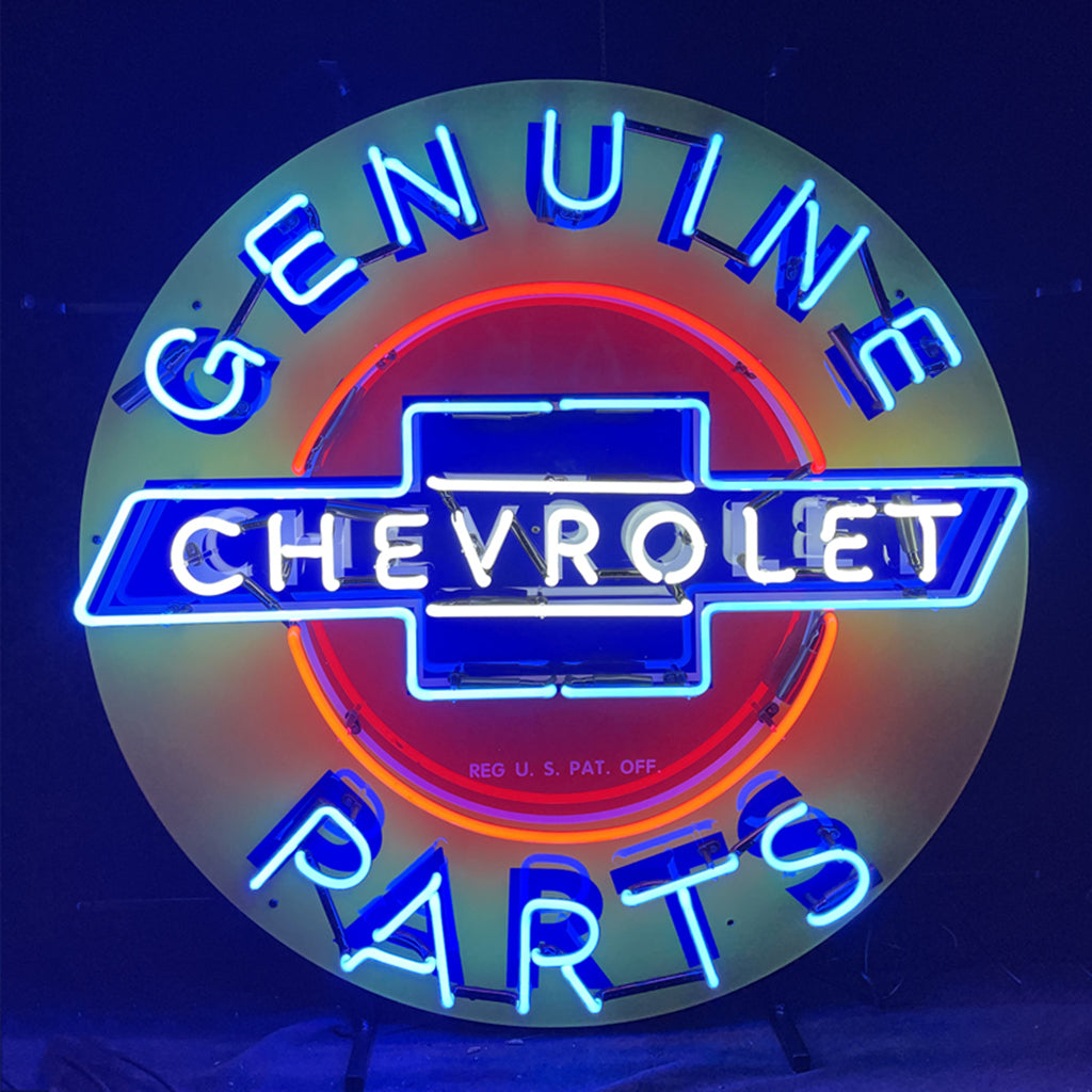 Genuine Chevrolet Parts Neon Signs by Neon Signs Land - main product image for Resin Society