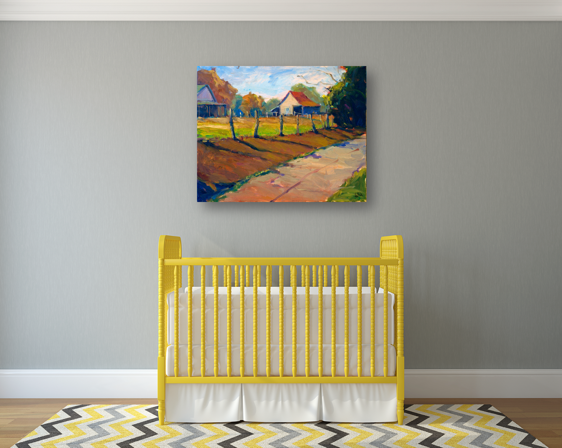 Georgia Barn Artist Enhanced Canvas Print by John Beard Collection - product image 4 for Resin Society
