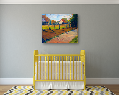 Georgia Barn Artist Enhanced Canvas Print by John Beard Collection - product image 4 for Resin Society