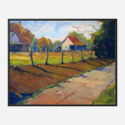 Georgia Barn Artist Enhanced Canvas Print by John Beard Collection - product image 5 for Resin Society
