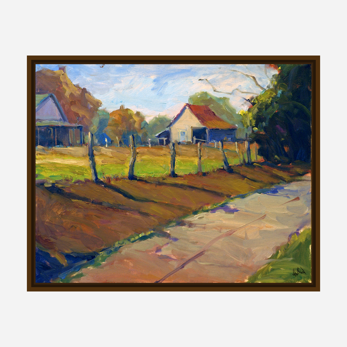 Georgia Barn Artist Enhanced Canvas Print by John Beard Collection - product image 7 for Resin Society