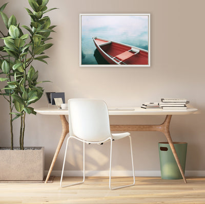 Sylvie Floating in the Sky Framed Canvas by Alicia Bock