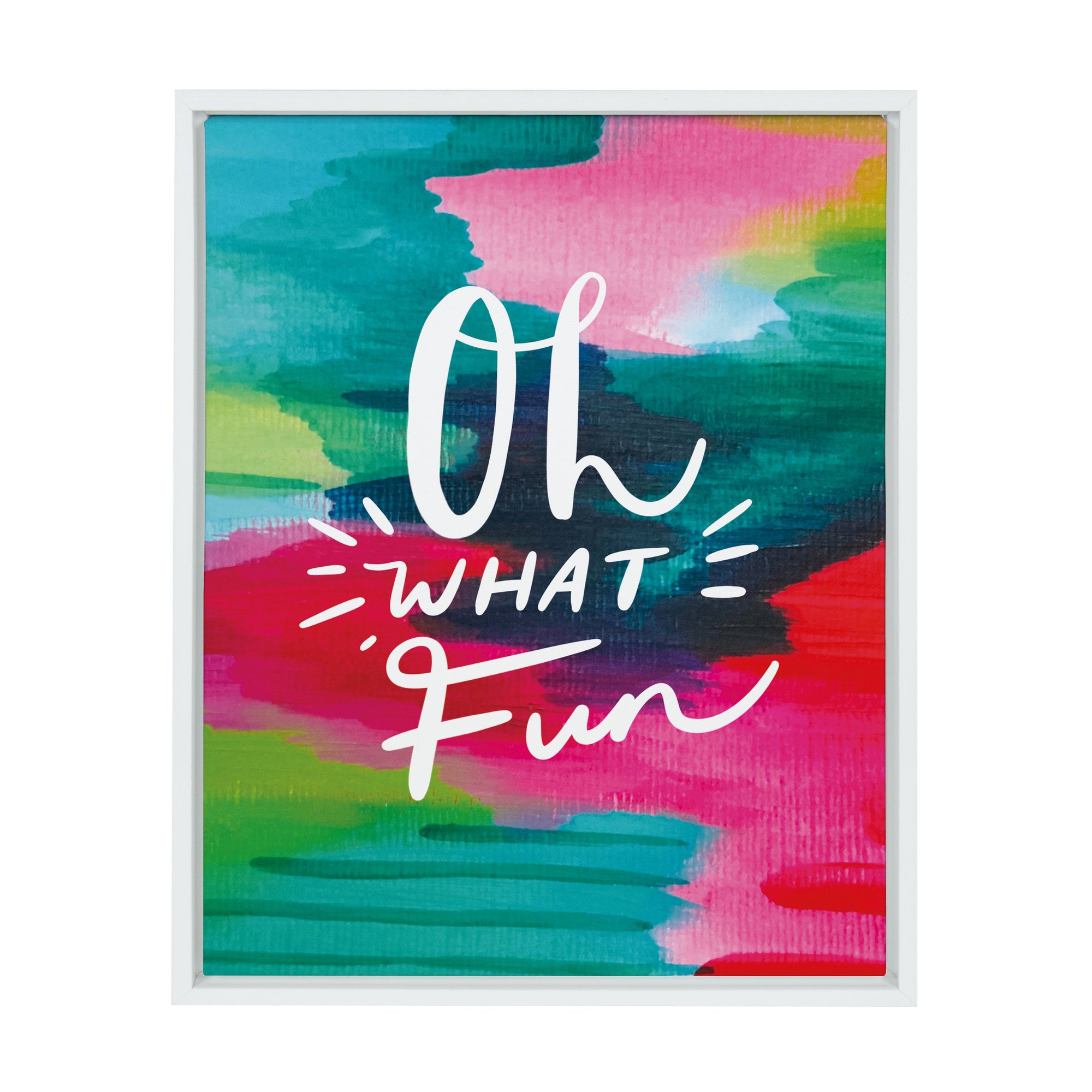 Sylvie Oh What Fun Framed Canvas by kateandlaurel - product image 9 for Resin Society