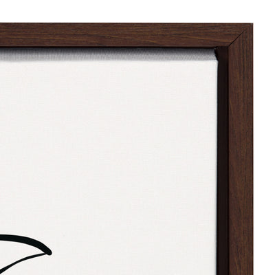 Sylvie Botanical Sketch Print No 2 Framed Canvas by kateandlaurel - product image 3 for Resin Society