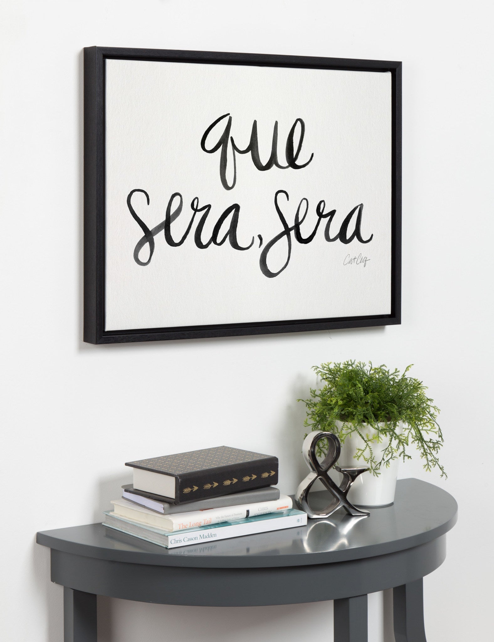Sylvie Que Sera Sera Framed Canvas by kateandlaurel - product image 5 for Resin Society