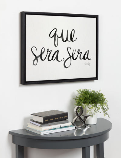 Sylvie Que Sera Sera Framed Canvas by kateandlaurel - product image 5 for Resin Society