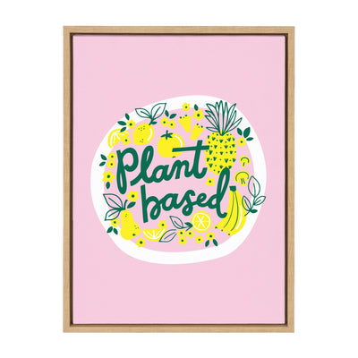 Sylvie Plant Based Framed Canvas by kateandlaurel - main product image for Resin Society