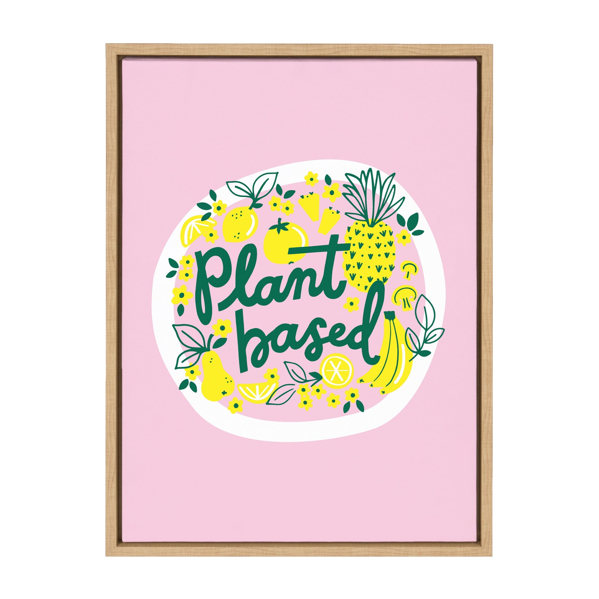 Sylvie Plant Based Framed Canvas by kateandlaurel - product image 10 for Resin Society