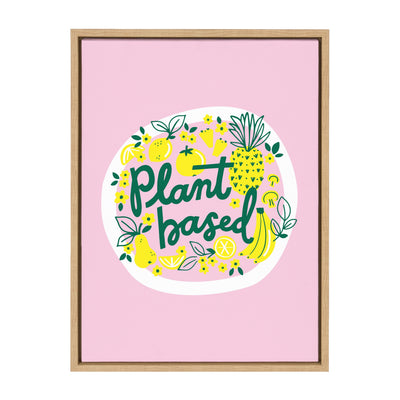 Sylvie Plant Based Framed Canvas by kateandlaurel - product image 10 for Resin Society
