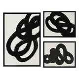 Sylvie Black Path, Follow the Path and This Way Framed Canvas by kateandlaurel - main product image for Resin Society