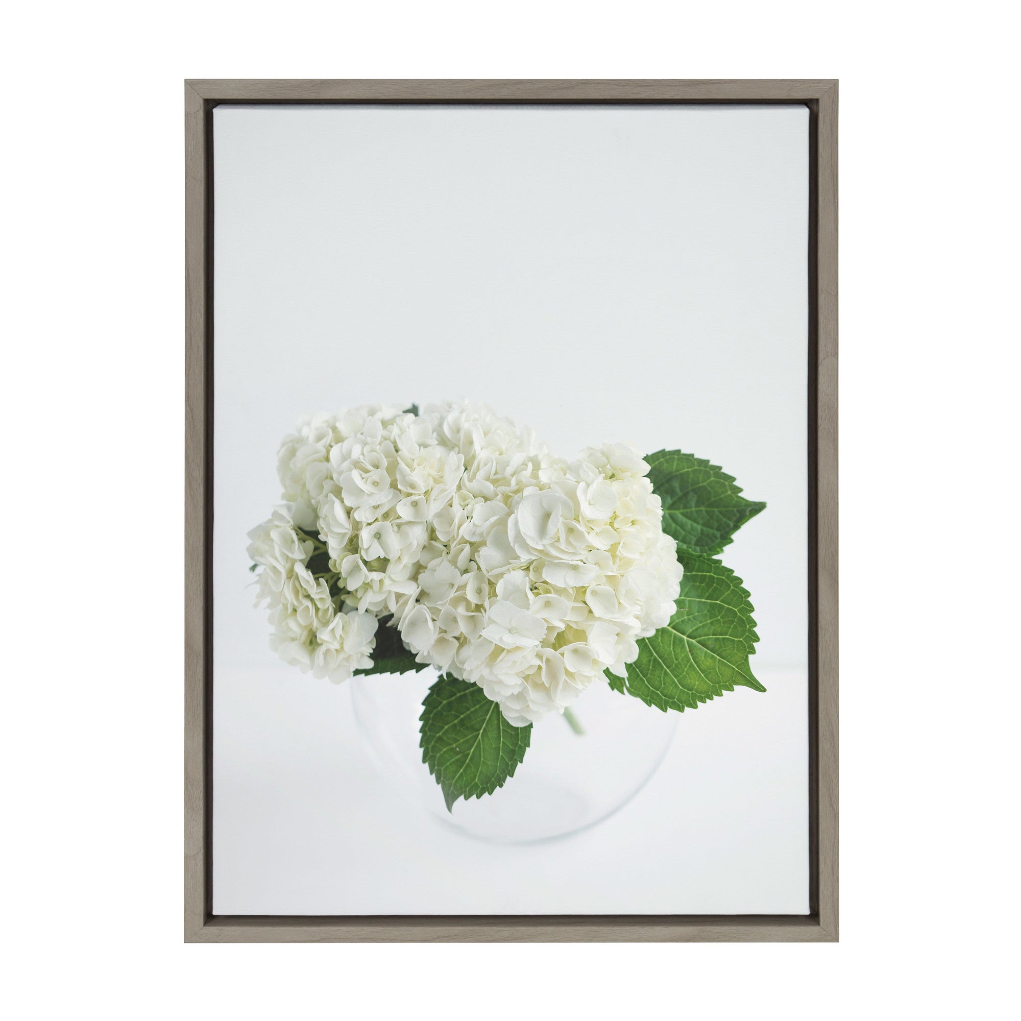 Sylvie Hydrangea Cluster Framed Canvas by kateandlaurel - product image 10 for Resin Society