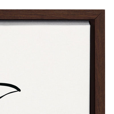 Sylvie Botanical Sketch Print No 2 Framed Canvas