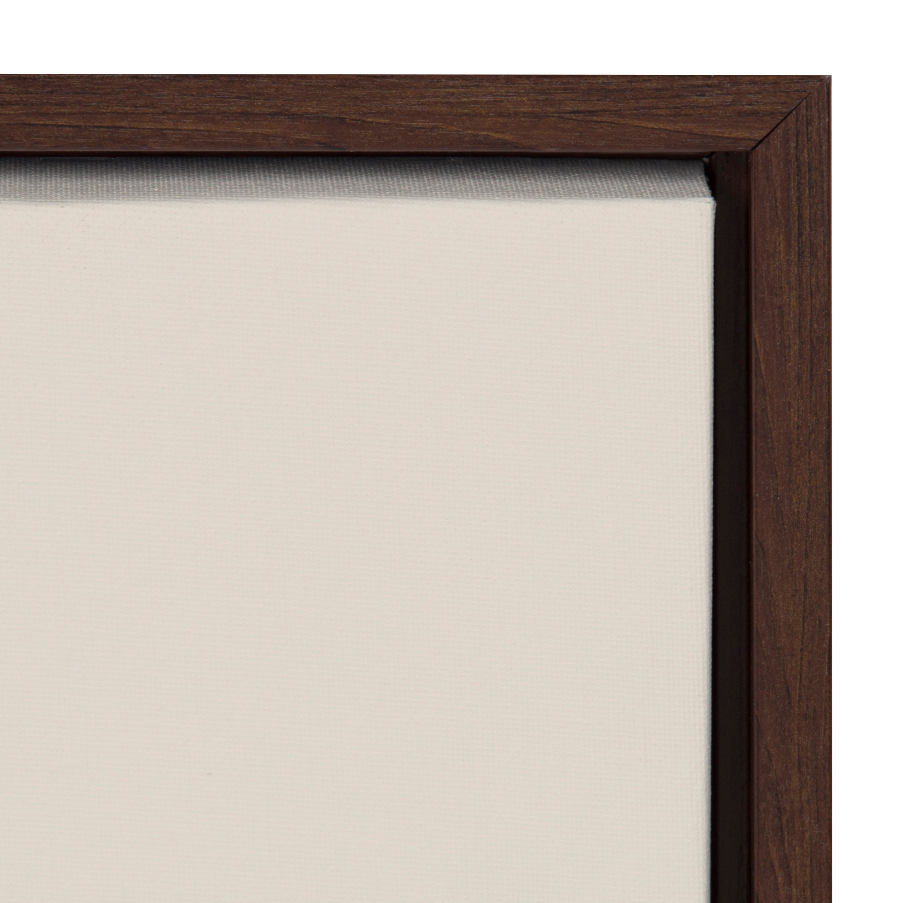 Sylvie Mid Century Modern Mountains Blue Framed Canvas Set by kateandlaurel - product image 3 for Resin Society