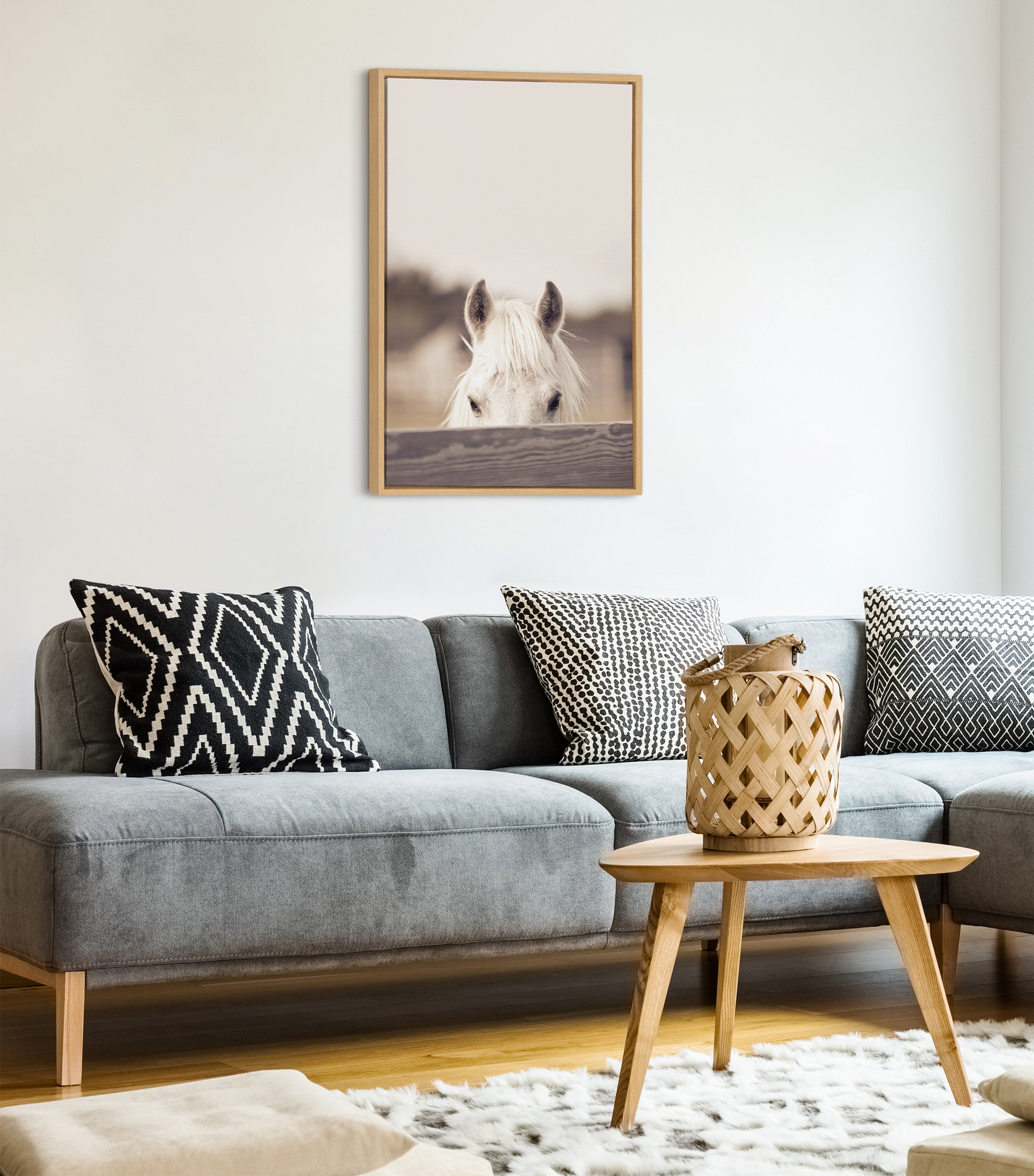 Sylvie Equine Framed Canvas by kateandlaurel - product image 10 for Resin Society