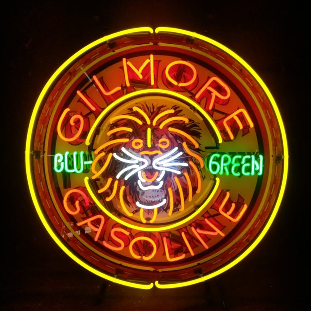 Gilmore Gasoline Blu Green Neon Signs Light by Neon Signs Land - main product image for Resin Society