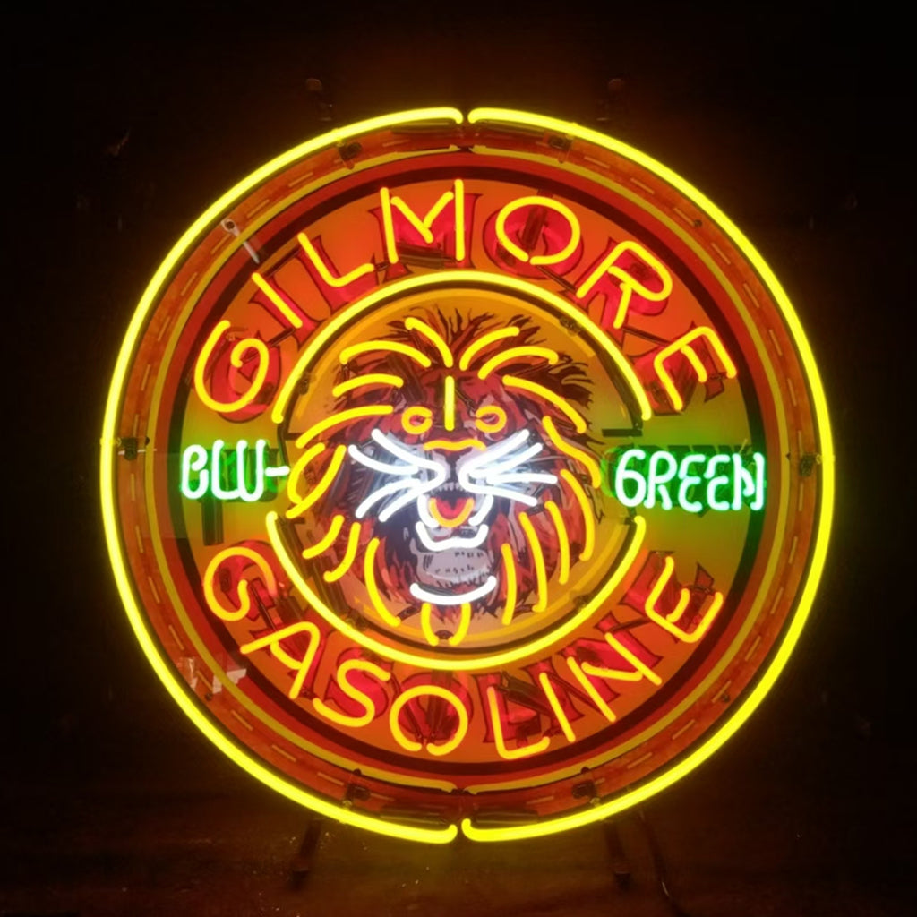 Gilmore Gasoline Blu Green Neon Signs Light by Neon Signs Land - product image 2 for Resin Society
