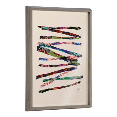 Blake Abstract Sticks 5 Framed Printed Glass by kateandlaurel - product image 7 for Resin Society