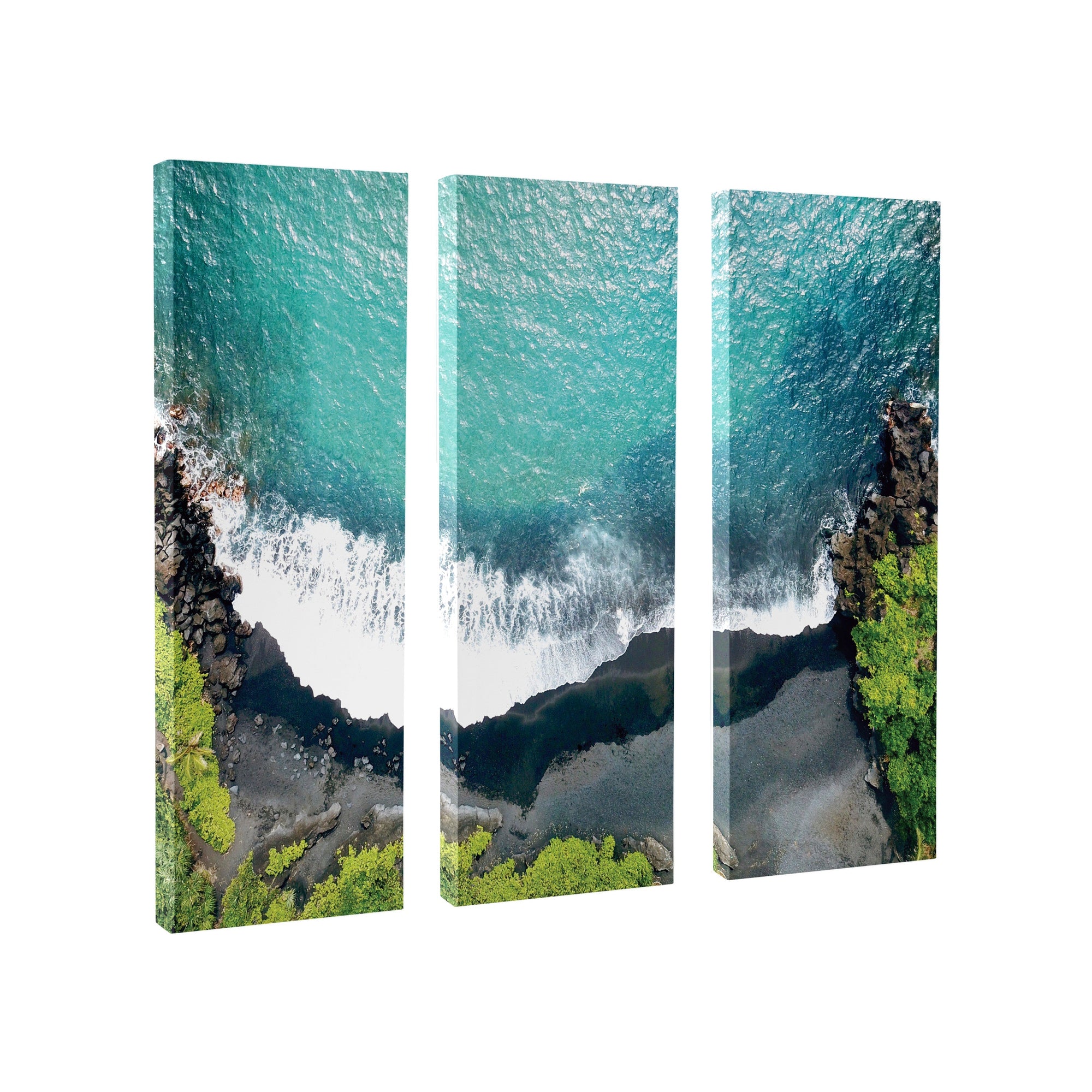 Maui Black Sands Beach Canvas by Rachel Bolgov by kateandlaurel - product image 9 for Resin Society