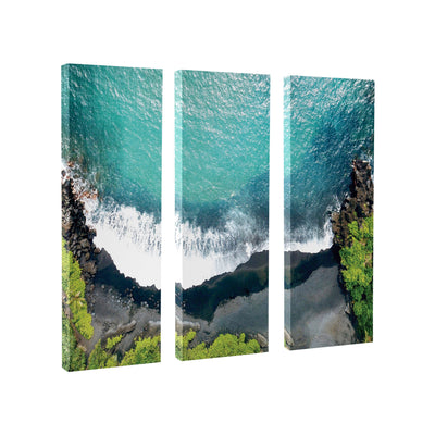 Maui Black Sands Beach Canvas by Rachel Bolgov by kateandlaurel - product image 9 for Resin Society