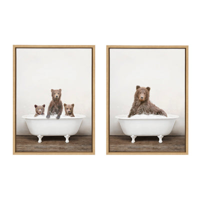 Sylvie Three Bears Rustic Bubble Bath and Bear Rustic Bubble Bath by kateandlaurel - product image 2 for Resin Society