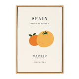 Sylvie Travel Poster Spain Framed Canvas by kateandlaurel - product image 9 for Resin Society