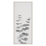 Sylvie Eucalyptus Botanical II Gray and Soft White Framed Canvas by The by kateandlaurel - product image 8 for Resin Society