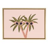 Sylvie Palm Trees And Sun Framed Canvas by kateandlaurel - product image 8 for Resin Society