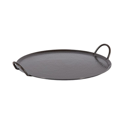 Sanzo Hammered Round Metal Tray