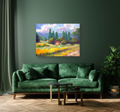 Golden Light Artist Enhanced Canvas Print