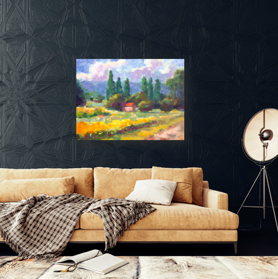 Golden Light Artist Enhanced Canvas Print