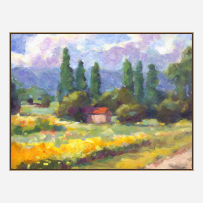 Golden Light Artist Enhanced Canvas Print