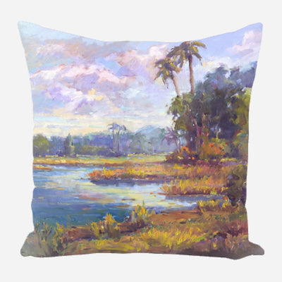 Golden Marsh Pillow by John Beard Collection - main product image for Resin Society